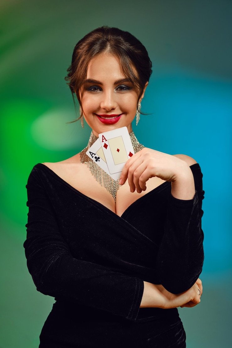Live dealer at Hood vs Wolf blackjack table on gigi togel